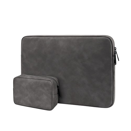 Leather laptop sleeve - leather,