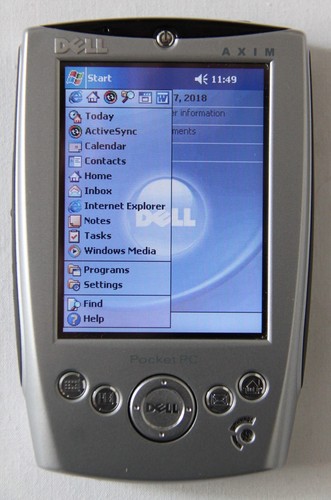 Dell axim pocket - x5, pda